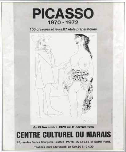 null Affiche Picasso: Exposition 1978 - Centre culturel du Marais - édit. Sitecmo...