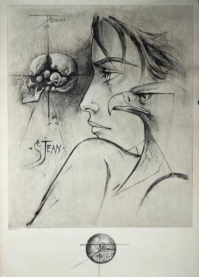 Tremois Yves (1921) «Saint Jean 1973»
Très belle affiche imprimée par Dreager avec...