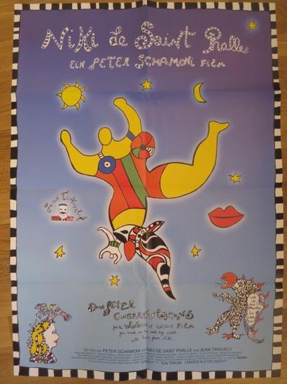  NIKI DE SAINT PHALLE Eint Peter Schamoni Film avec Niki de Saint Phalle et Jean... Gazette Drouot