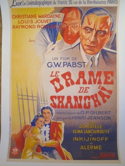 null LE DRAME DE SHANGAI (1938) de G.W Pabst avec Louis Jouvet, Christian Mardayne...