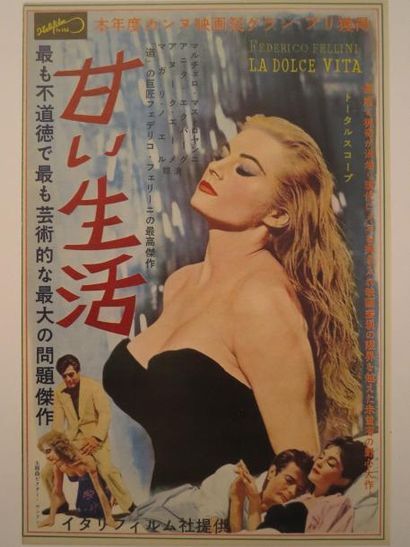 null LA DOLCE VITA (1959) de Federico Fellini avec Marcello Mastroianni, Anita Ekberg...