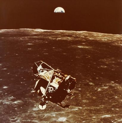 null Nasa. Mission Apollo 11. Retour du module lunaire à bord du module de commande...