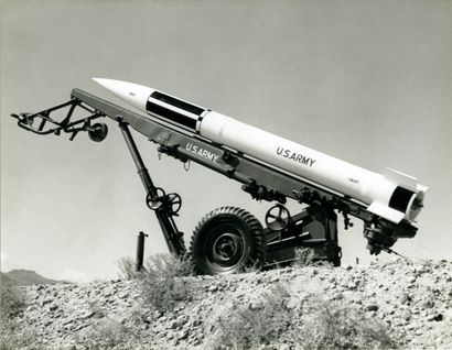 null Rare photographie du missile balistique "LITTLE JOHN" développé par l'US Army...