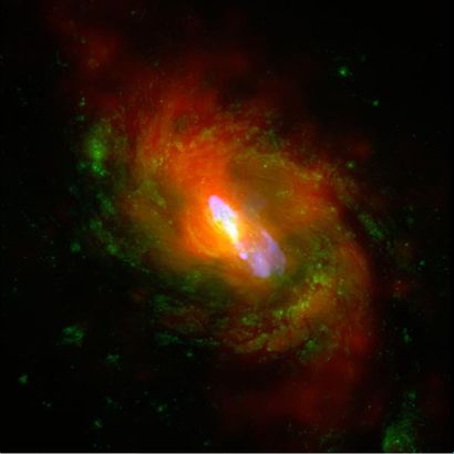null Nasa. GRAND FORMAT. La galaxie NGC 1068 dans la Constellation de la Baleine...