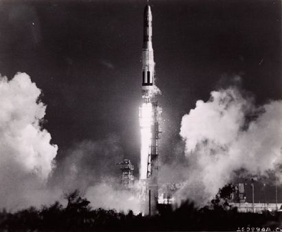 null Nasa. Premier lancement d'une fusée TITAN I le 6 février 1959. Il s'agit du...