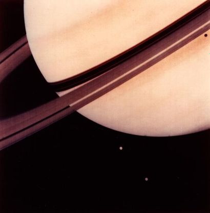 null Nasa. Exceptionnel "close-up" de la planète Saturne réalisé par la sonde Voyager....
