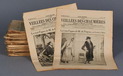 null Revues «Les veillées des chaumières» années 1940 à 1950. 179 numéros