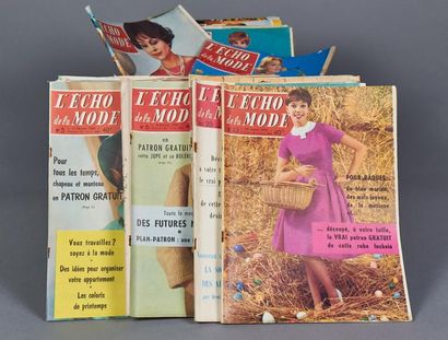 null Journal «L'écho de la mode» années 1960. 78 + 43 numéros
