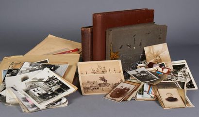 null Carton de photos anciennes et modernes sur tirages divers et formats divers...
