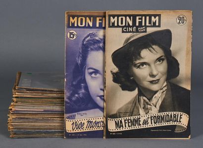 null Revue «Mon film ciné pour tous» Années 1950. 109 numéros