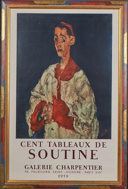 SOUTINE Chaïm (1893 - 1943) «Cent tableaux de Soutine» Galerie Charpentier 1959 (75...