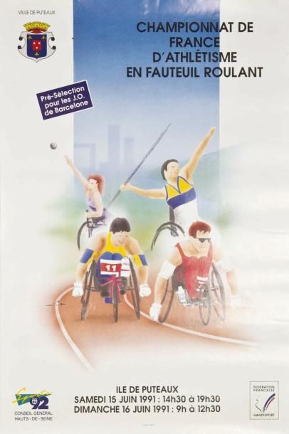 null "Championnat de France d'athlétisme en fauteuil roulant Présélection pour J.O....