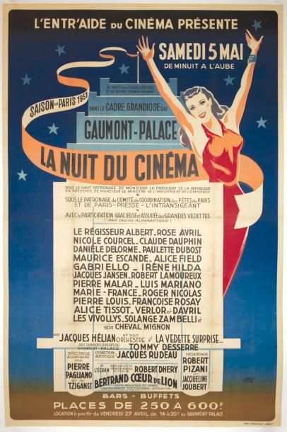 JARRY GAUMONT PALACE - L' Entraide du Cinéma Présente La NUIT du CINEMA - Samedi...