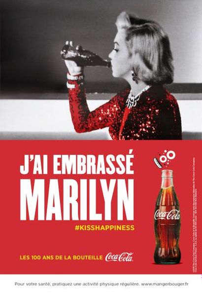 null Coca Cola.
J’ai embrassé Marilyn.
176 x 120 cm 
Etat A