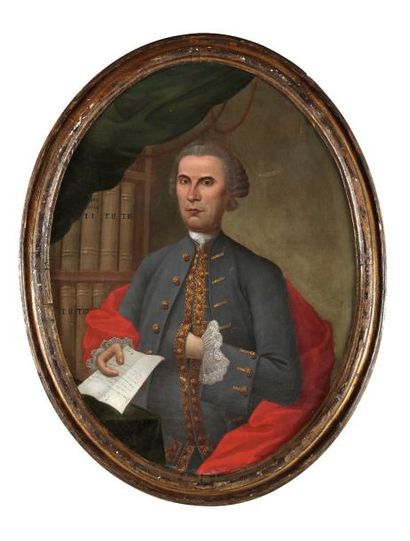 null Luigi Crespi (1710-1779), attribué à

Portrait d’homme en habit bleu

Toile

Vers...