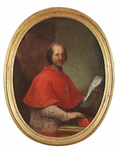 null Carlo Maratta (1625-1713), école de

Prélat en habit rouge

Toile ovale

Vers...