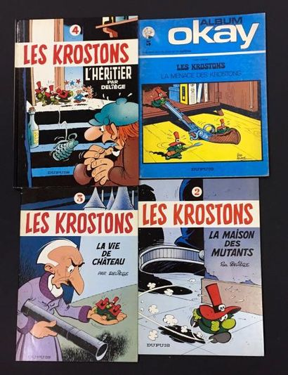 DELIÈGE Les Krostons
Tomes 1 à 4 en édition originale en superbe état