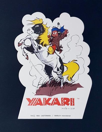 PLV Deux PLV Derib Yakari et Uderzo Asterix
On y joint un ensemble d'affiches par...