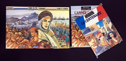 FERRANDEZ Carnets d'Orient, deux volumes en édition originale
On y joint une PLV