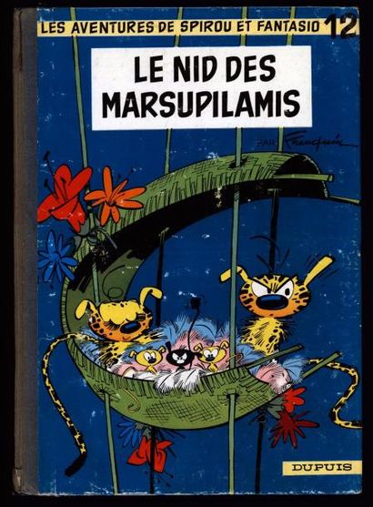 FRANQUIN Spirou et Fantasio
Le nid des marsupilamis
Edition originale en état passable,...