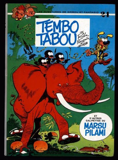 FRANQUIN Spirou et Fantasio
Tembo Tabou
Edition originale en superbe état, petit...