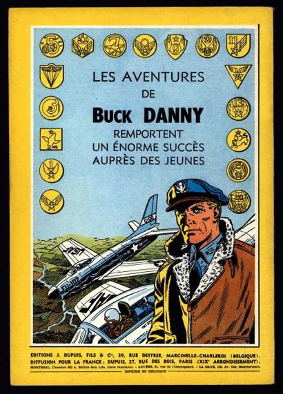 HUBINON Buck Danny
Ensemble de trois volumes comprenant
NC 22654 en édition originale,...