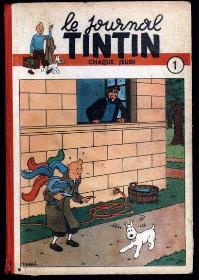 null JOURNAL DE TINTIN Reliure 1 du Journal de Tintin belge comprenant les numéros...