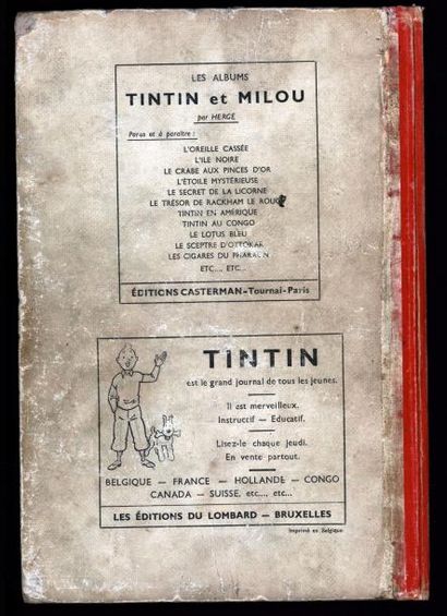 null JOURNAL DE TINTIN Reliures 2 et 3 du Journal de Tintin belge comprenant les...