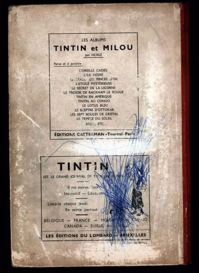 null JOURNAL DE TINTIN Reliures 4 à 6 du Journal de Tintin belge comprenant les numéros...