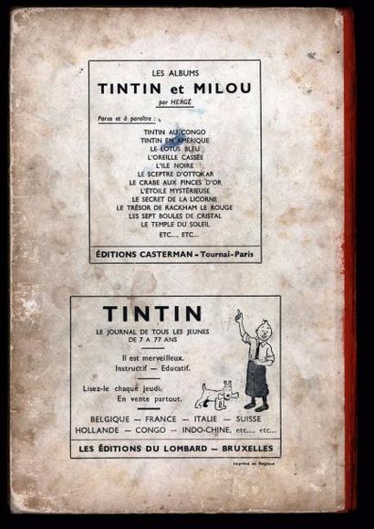 null JOURNAL DE TINTIN Reliures 7 et 9 du Journal de Tintin belge
Bon état général...