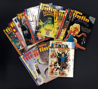 null JOURNAL DE TINTIN Les numéros 1 à 23 de Super Tintin en très bon état, dont...