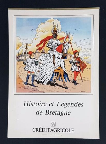 MARTIN et JUILLARD Calendrier Histoires et Légendes de Bretagne édité par le Crédit...