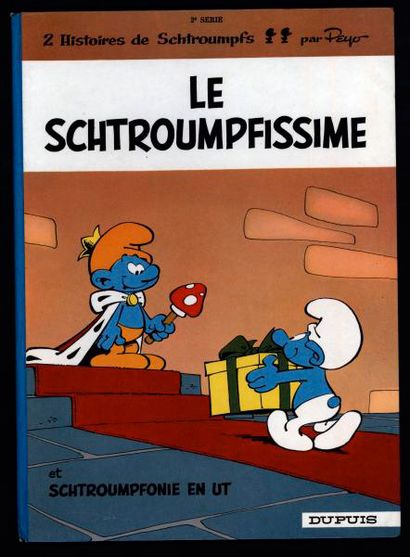 PEYO Les schtroumpfs Le Schtroumpfissime
Edition originale en bel état, extrémités...