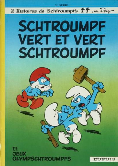PEYO Les Schtroumpfs
Schtoutroumpf vert et vert schtroumpf
Edition originale Superbe,...