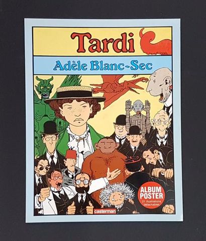 Tardi Adele Blanc Sec album poster, état neuf