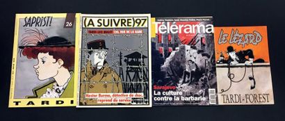 Tardi Lot de magazines et revues comprenant le rare numéro du Lezard 4/5, Sapristi...