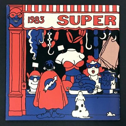 Tardi Album sérigraphié pour les 10 ans de la librairie Super Héros en 1993 dont...
