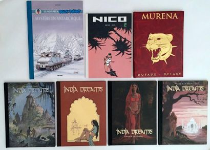 null TIRAGE DE TETE Ensemble de 7 volumes incomplet comprenant Delaby Murena 5 édité...