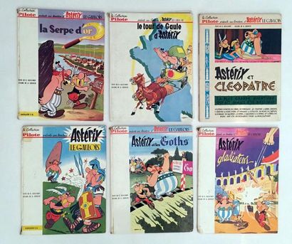 UDERZO Asterix
Tomes 1 à 6 en édition Pilote, rééditions pour les trois premiers
Mauvais...