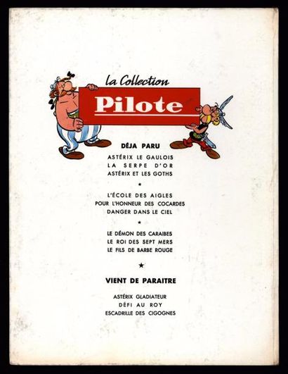 UDERZO Asterix gladiateur
Edition originale en très bel état, petit manque au pelliculage...