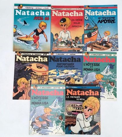 WALTHERY Natacha Ensemble d'albums en édition originale comprenant les tomes 3, 7...