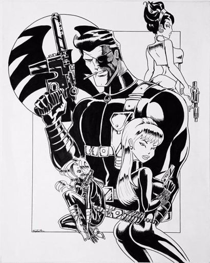 ANONYME Nick Fury Agent of the shield
Illustration de grande taille
Encre de chine...