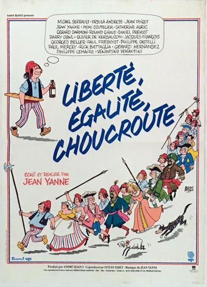 FAIZANT Liberté, égalité choucroute
Affiche du film sorti en 1985
55 x 40 cm
