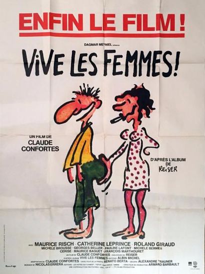 REISER Vive les femmes
Affiche du film sorti en salle en 1983
160 x 60 cm