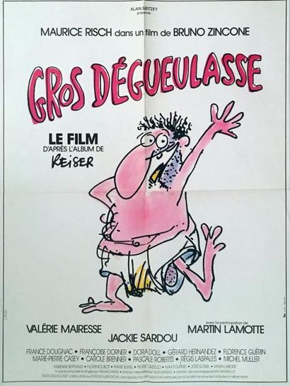 REISER Gros dégueulasse
Affiche du film sorti en salle en 1985
79 x 60 cm