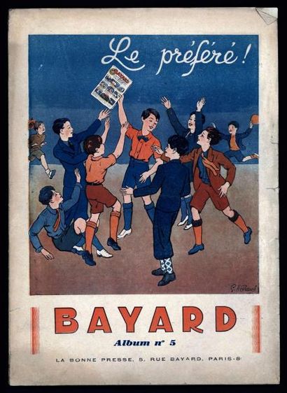 BAYARD Reliure éditeur 5 de 1939 en superbe état
Bas du dos complet en très bon ...