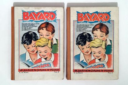 BAYARD Reliures 1 et 2 du journal de Bayard comprenant l'année 1950
Bon état gén...
