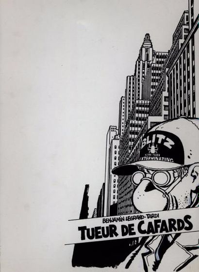 TARDI Jacques 
Tueur de cafards
Illustration pour la prépublication de l'album publiée...