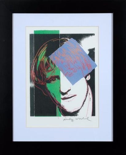 null Andy Warhol (1928-1987)

Gérard Depardieu

Lithographie sur papier signé en...