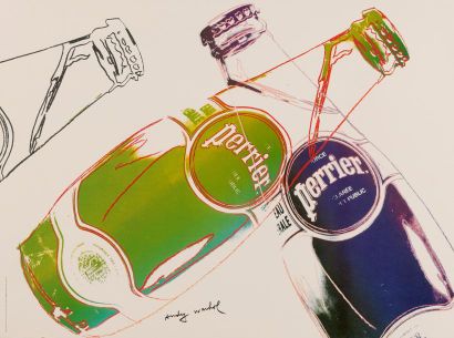 null 
Andy Warhol
Perrier, 1983
Lithographie sur papier
46 x 61 cm